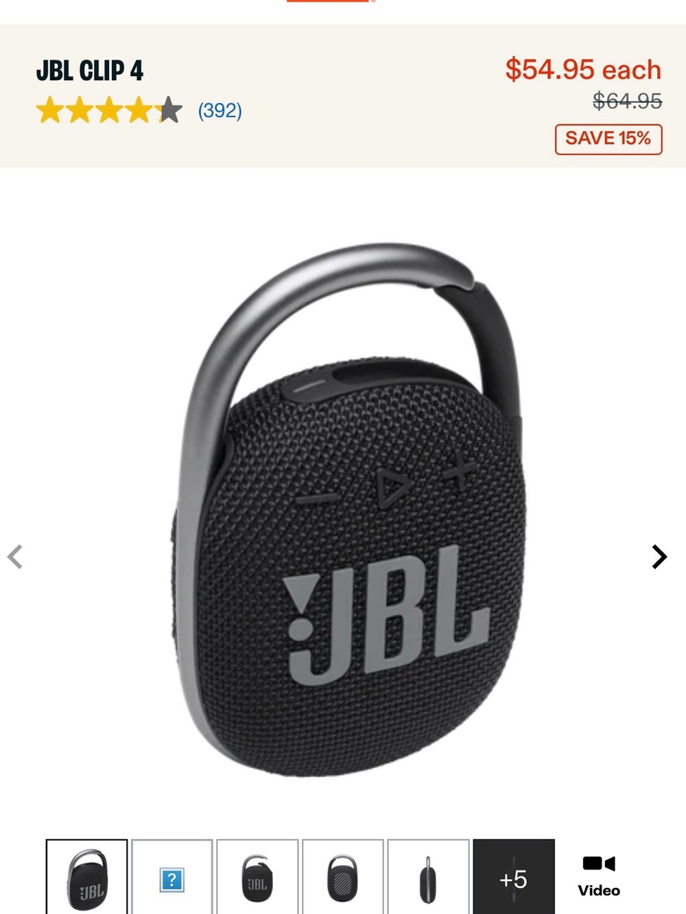 jbl clip 4 brand new